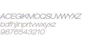 Helvetica Neue LT W0233ThExObl