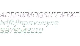 Quitador W01 UltraLight Italic