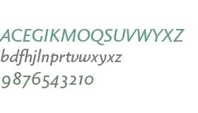 Berling Nova Sans W04 Italic