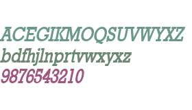 Geo 986-Condensed Bold Italic