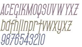 SF Gothican Condensed Bold Oblique V2