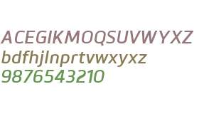 Bitner W00 SemiBold Italic