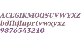 Xenois Serif W01 Heavy Italic