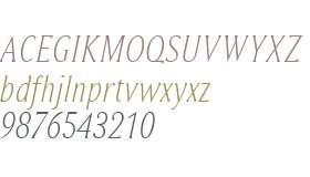 Beaufort W01 Cd Light Italic