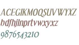 Effloresce W90 Bold Italic