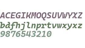 Delugia PL Mono Bold Italic