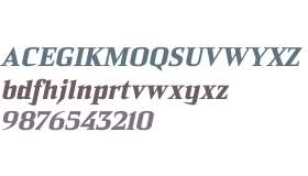 Sommet Serif W01 Heavy Italic