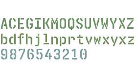 Realtime Stencil Test Bold