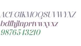 Qalisha Signature Serif Italic