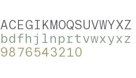 Residenz Grotesk Trial Mono Reg