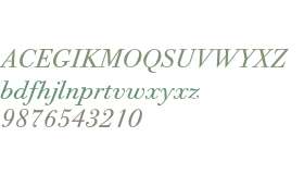 Bodoni Twelve ITC Book Italic