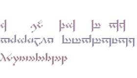 Tengwar Noldor 2