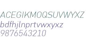 Grandview Light Italic