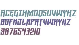 Winter Solstice Expanded Italic