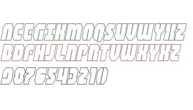 Shogunate Outline Italic