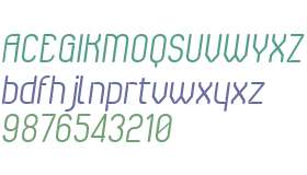 Ascetica Light Rounded Oblique