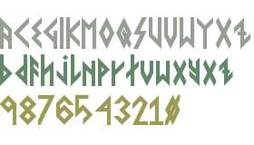 VIKING, YOUNGER Runes Bold Regular