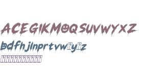 Blood Crimson Italic Demo
