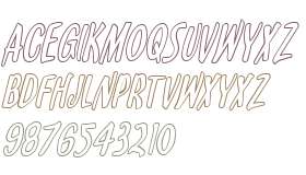 Kennebunkport Outline Italic