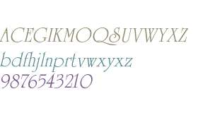 University Roman W05 Italic