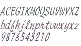 Manuscript Thin Italic