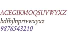 Garrick Condensed Bold Italic