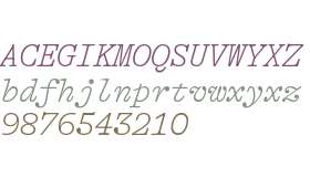 GT Alpina Typewriter Italic