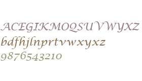 Lucida Unicode Calligraphy