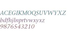 ITC Stone Serif Italic