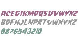 Count Suckula Staggered Italic