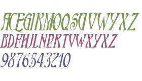 NouveauCondensed  Bold Italic