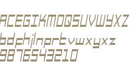 SF Square Head Condensed Italic V1 V2