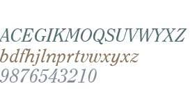 Clearface ITC W01 Italic