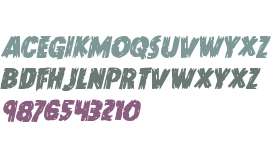 Dokter Monstro Staggered Italic
