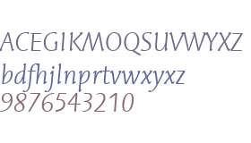 Linotype Syntax Letter W01 LtIt