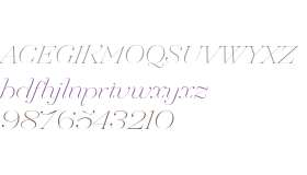 Hera Big Thin Italic