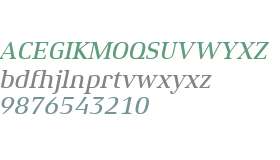Xenois Serif W04 Medium Italic