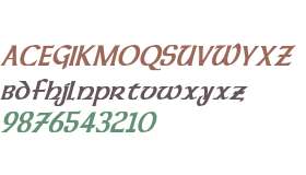 Dalelands Uncial Condensed Bold Italic