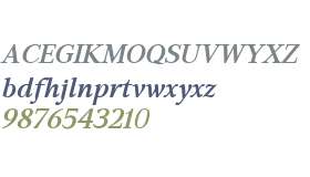 GHEA Aspet W01 DemiBold Italic