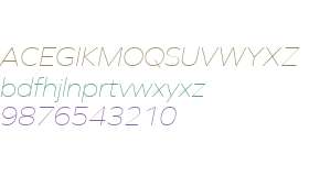 Graphie W01 Thin Italic