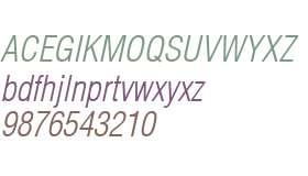 Helvetica-CondensedLight Oblique
