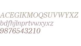 Ysobel W04 Light Italic