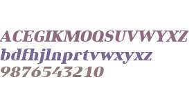 Xenois Serif W04 Heavy Italic