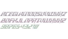 X-Racer Gradient Italic