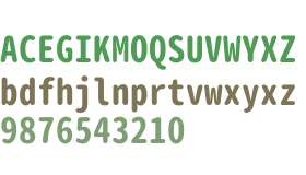 Gen Jyuu Gothic X Monospace Bold