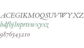 TWT Pavane W03 Regular Italic