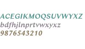 Columbia Sans W SemiBold Italic