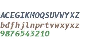 B612 Mono Bold Italic