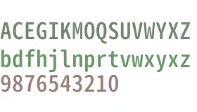 Gen Jyuu Gothic Monospace Medium