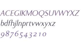 Ela Sans W01 Semi Light Italic